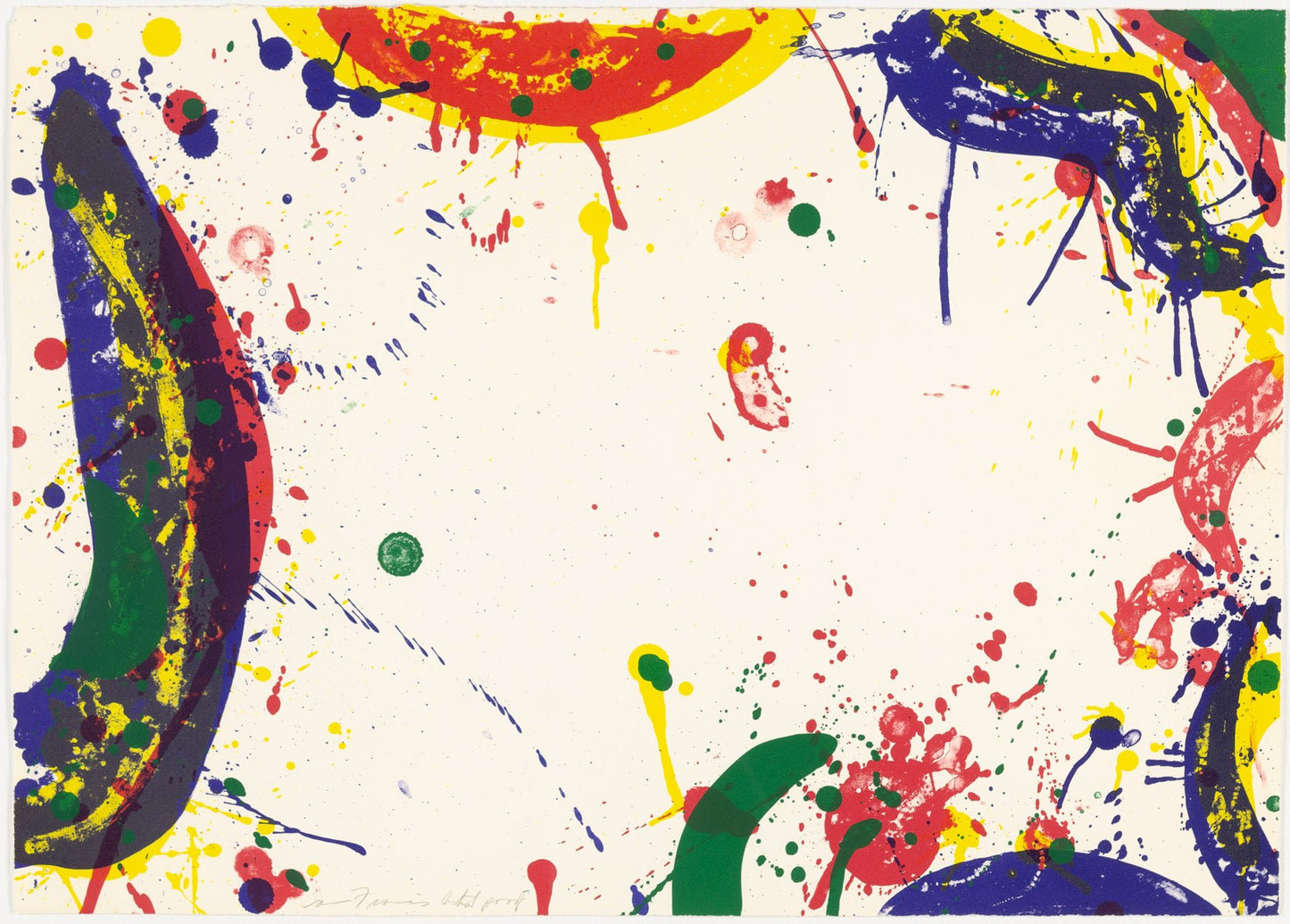 Sun Up by Sam Francis