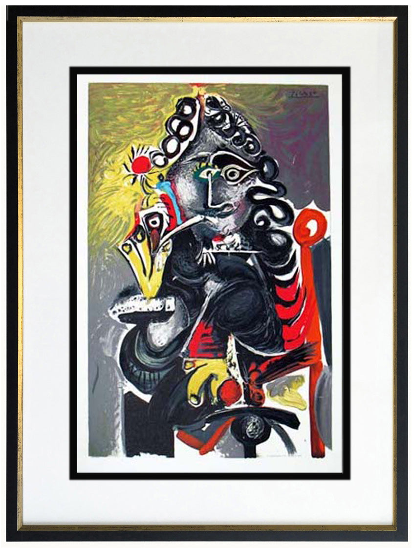 Mousquetaire à la pipe by Pablo Picasso