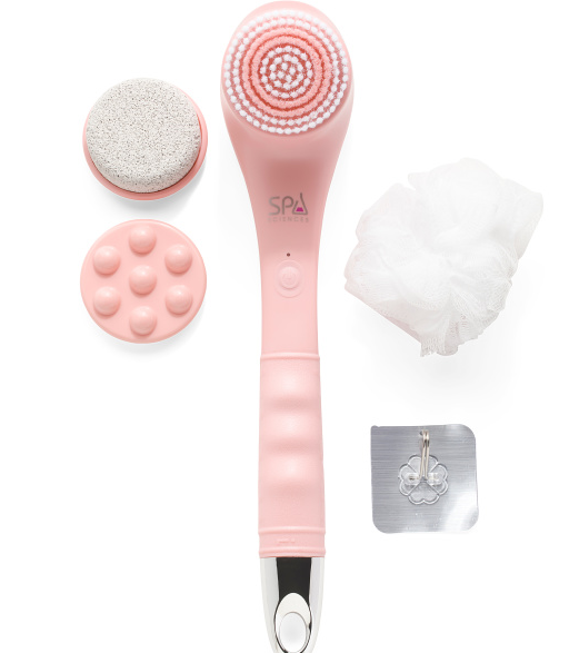 SPA SCIENCES Nera 4-in-1 Shower Body Brush with USB